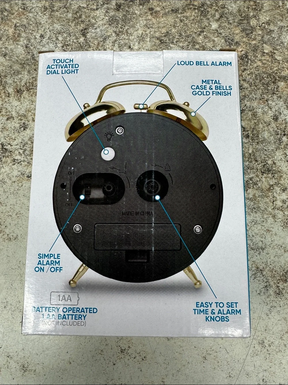 Westclox twin bell